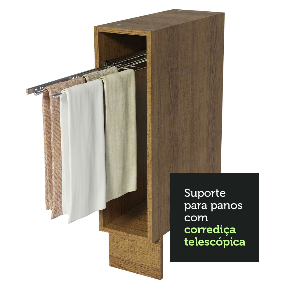 Foto 7 pulgar | Mueble de Cocina Madesa - Mostrador Portapaños Lux, Glamy, Stella 20 cm x 60 cm