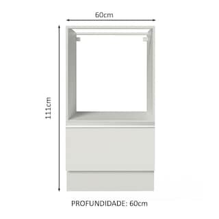 Foto 2 | Alacena para Cocina Madesa Blanca con 1 Puerta