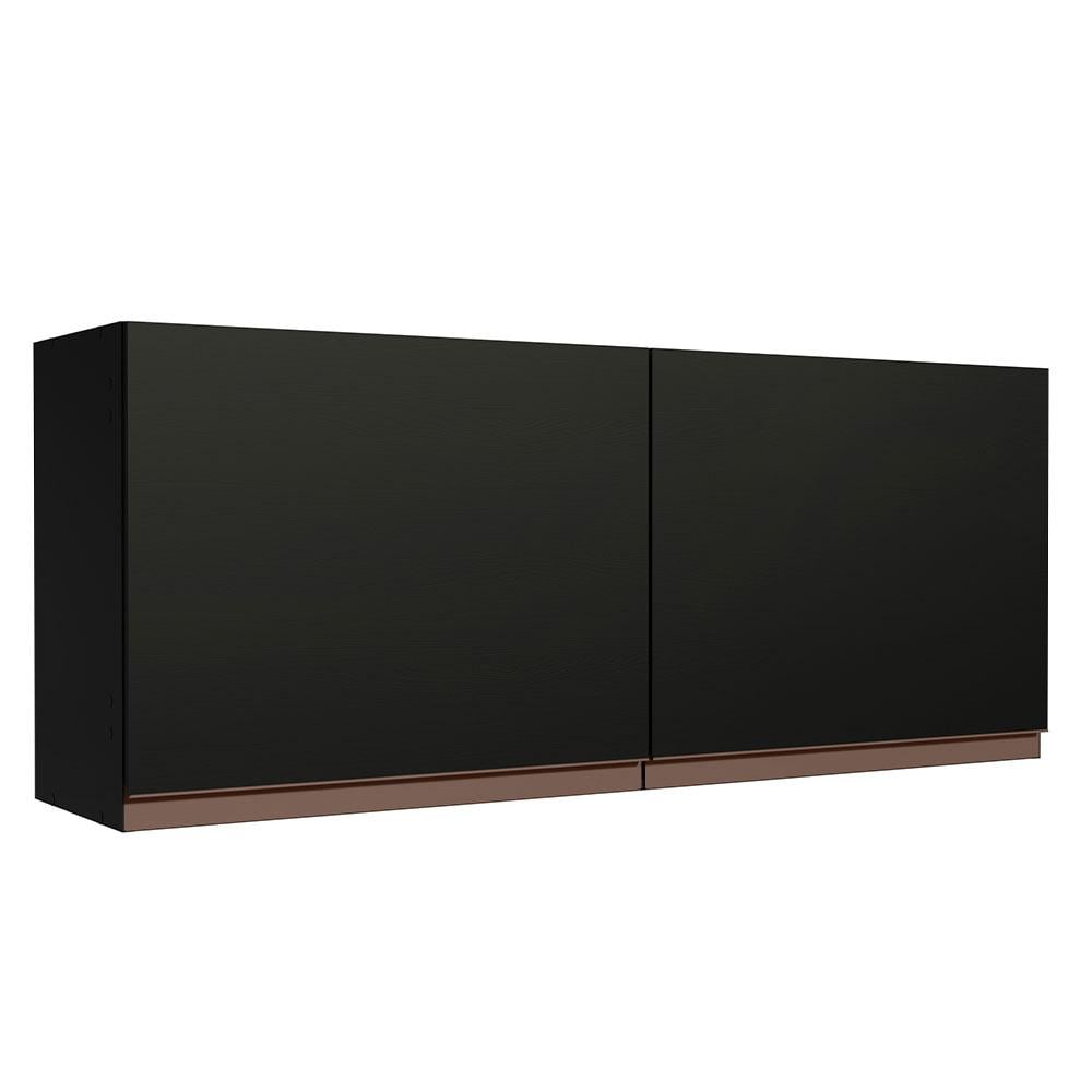 Alacena Madesa Reims 120 X 50 Cm 2 Puertas - Negro $2,499