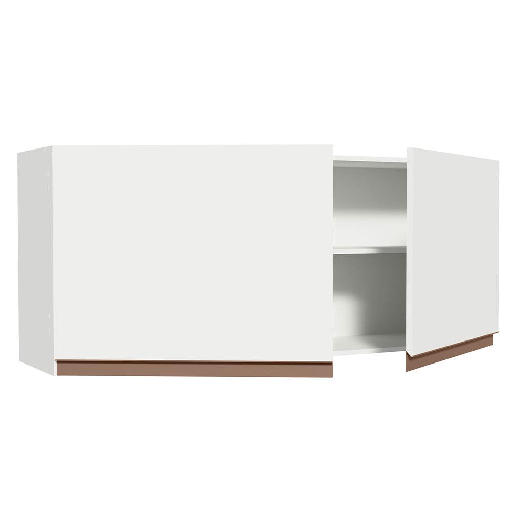 Foto 5 pulgar | Alacena Madesa Reims 120 X 50 Cm 2 Puertas Blanco