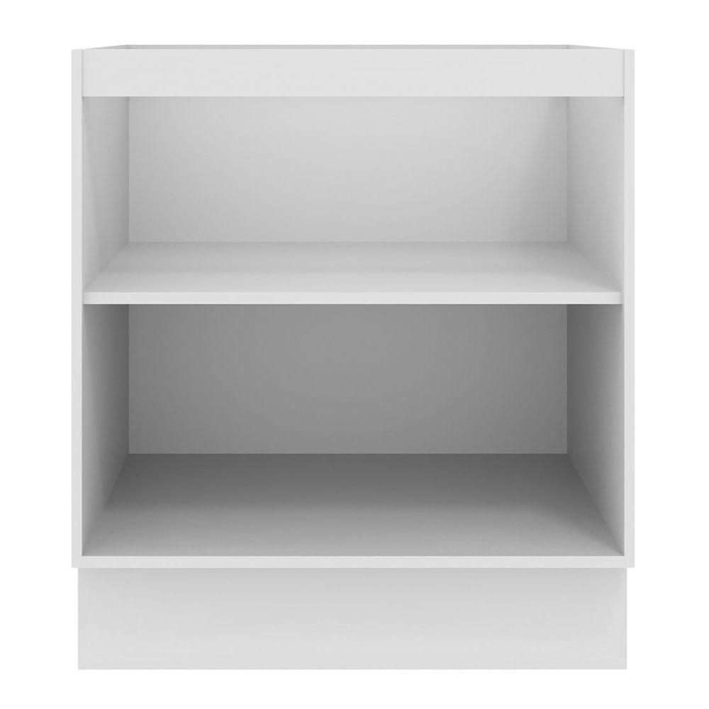 Foto 7 | Mueble de Cocina 70 x 60 cm 2 Puertas sin Tablero Blanco y Crema Agata Madesa