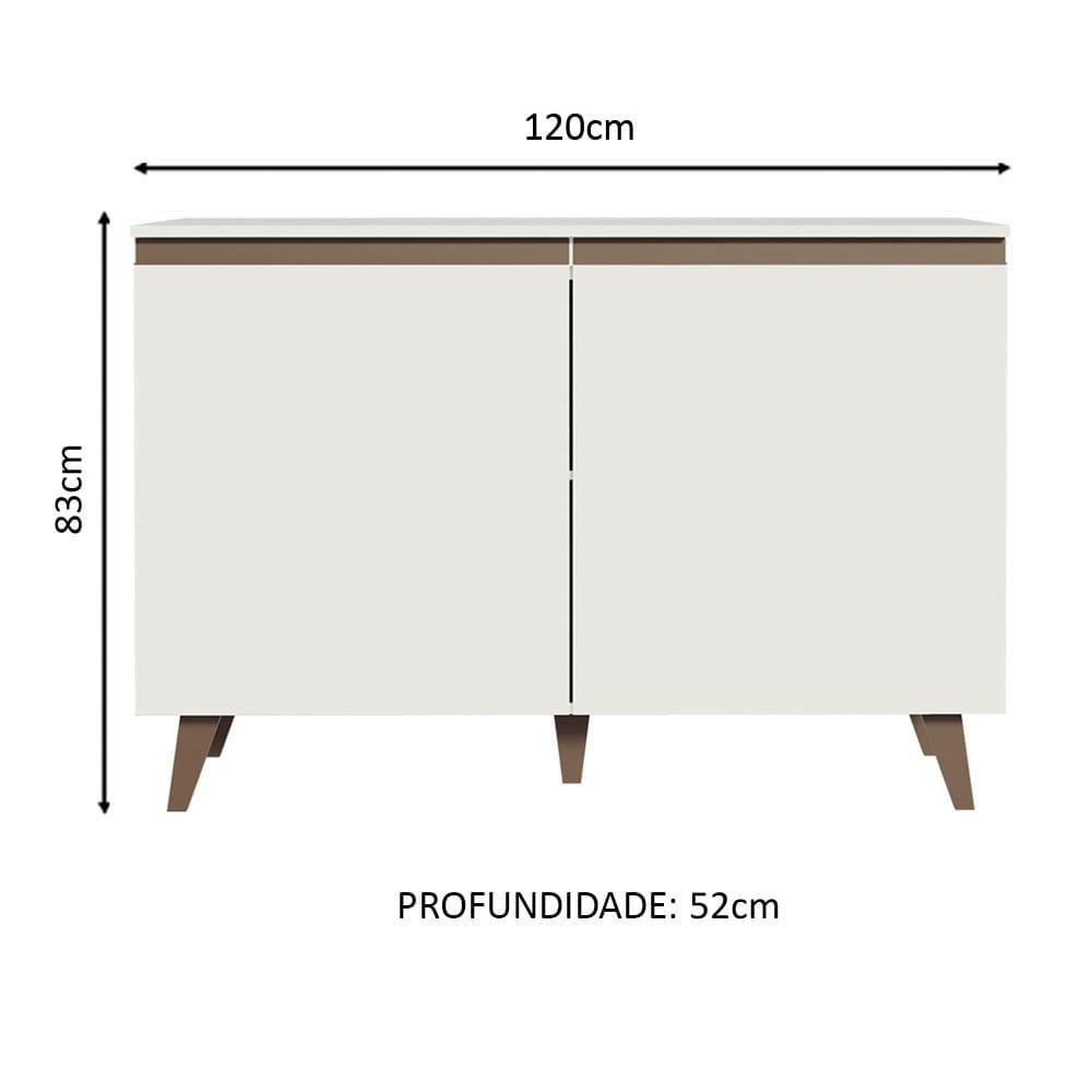 Foto 3 pulgar | Mueble de Cocina Madesa Reims 2 Puertas Blanco