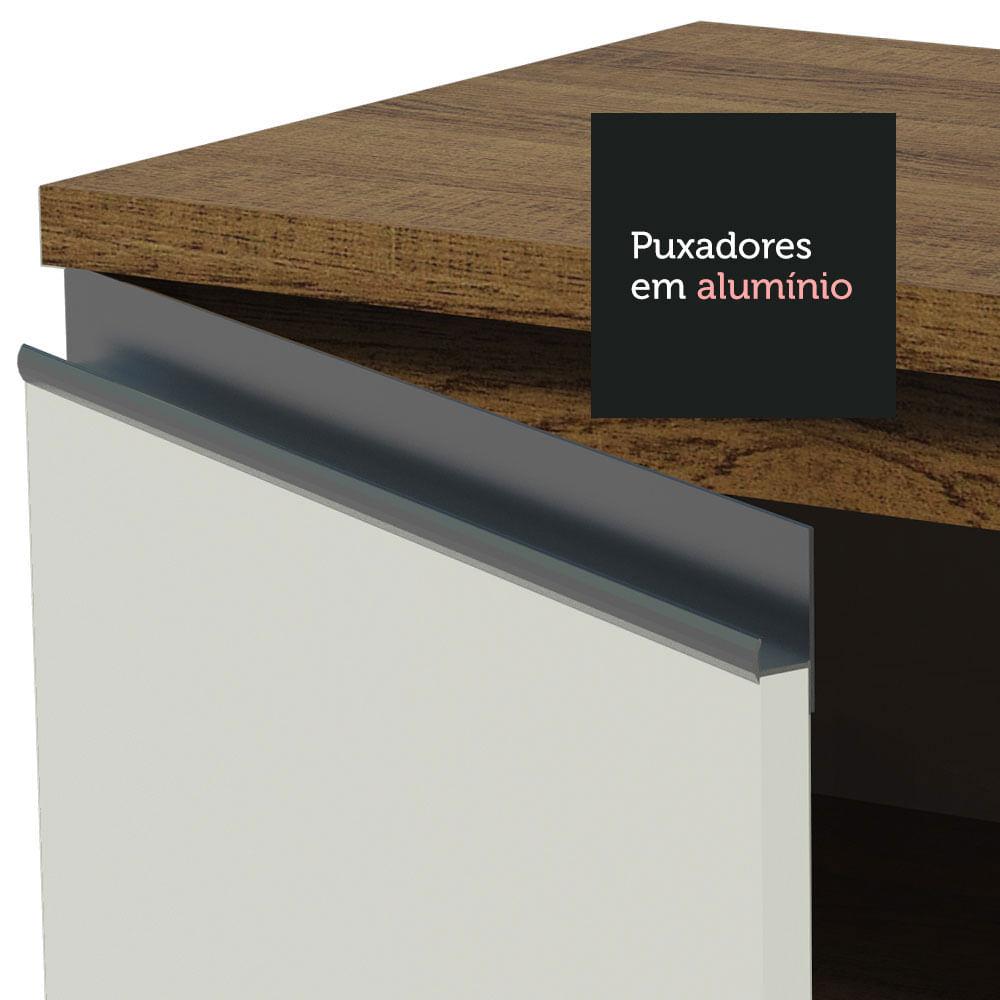 Foto 7 pulgar | Mueble de Cocina 120 x 60 cm 1 Puerta 2 Cajones sin Tablero Glamy Madesa