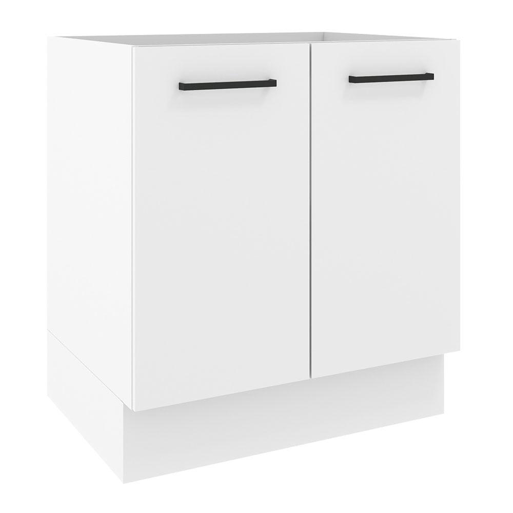 Foto 2 pulgar | Mueble de Cocina Madesa Agata 70 x 60 cm 2 Puertas Blanco