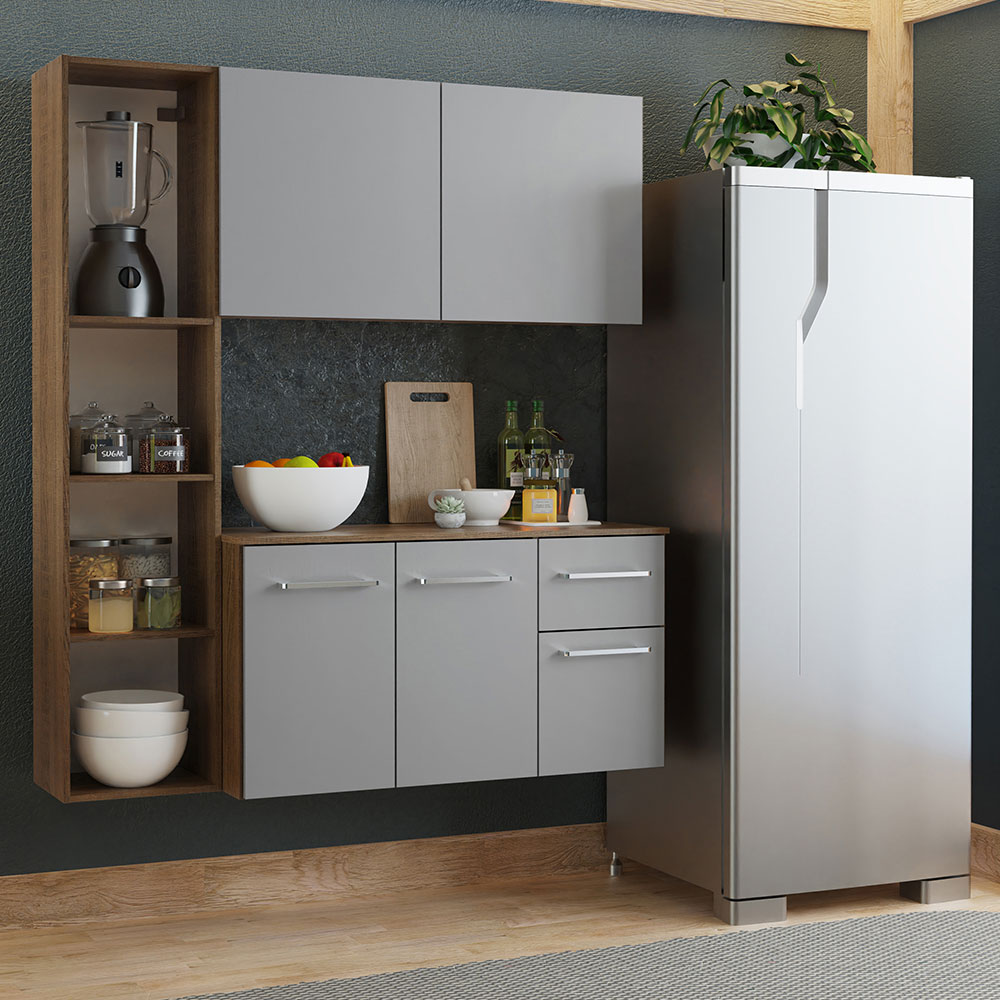 Foto 1 | Mueble de Cocina Compacta Ascendente Madesa Easy 120 cm - Con Encimera