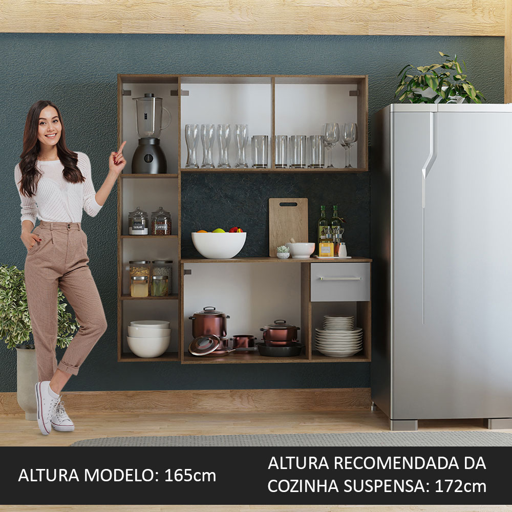 Foto 6 pulgar | Mueble de Cocina Compacta Ascendente Madesa Easy 120 cm - Con Encimera