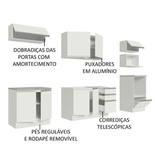 Foto 4 | Cocina Integral Madesa Agata 260 cm x 60 cm de Profundidad 02