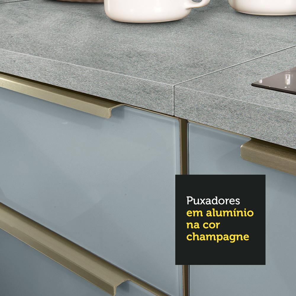 Foto 7 pulgar | Gabinete Bajo de Cocina para Fregadero Madesa de 120 cm 2 Puertas 3 Cajones sin Encimera Lux Blanco y Gris