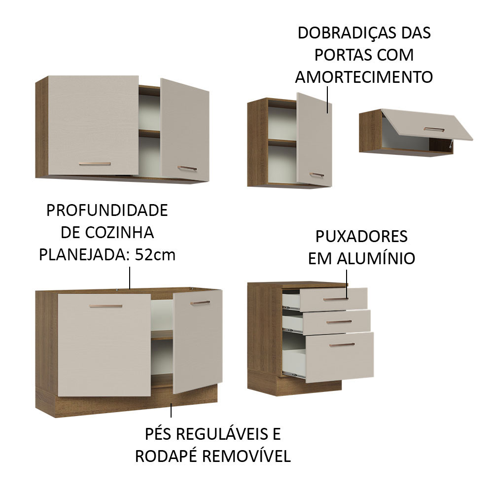 Cocina Integral Madesa Agata 260 cm 02 $12,999