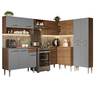 Foto 2 | Cocina Integral Madesa GCEM417002J1 Gris de 417 Cm
