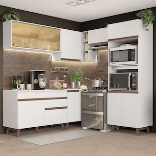 Foto 2 | Cocina Integral Madesa GCRM40200209 Blanca de 402 Cm