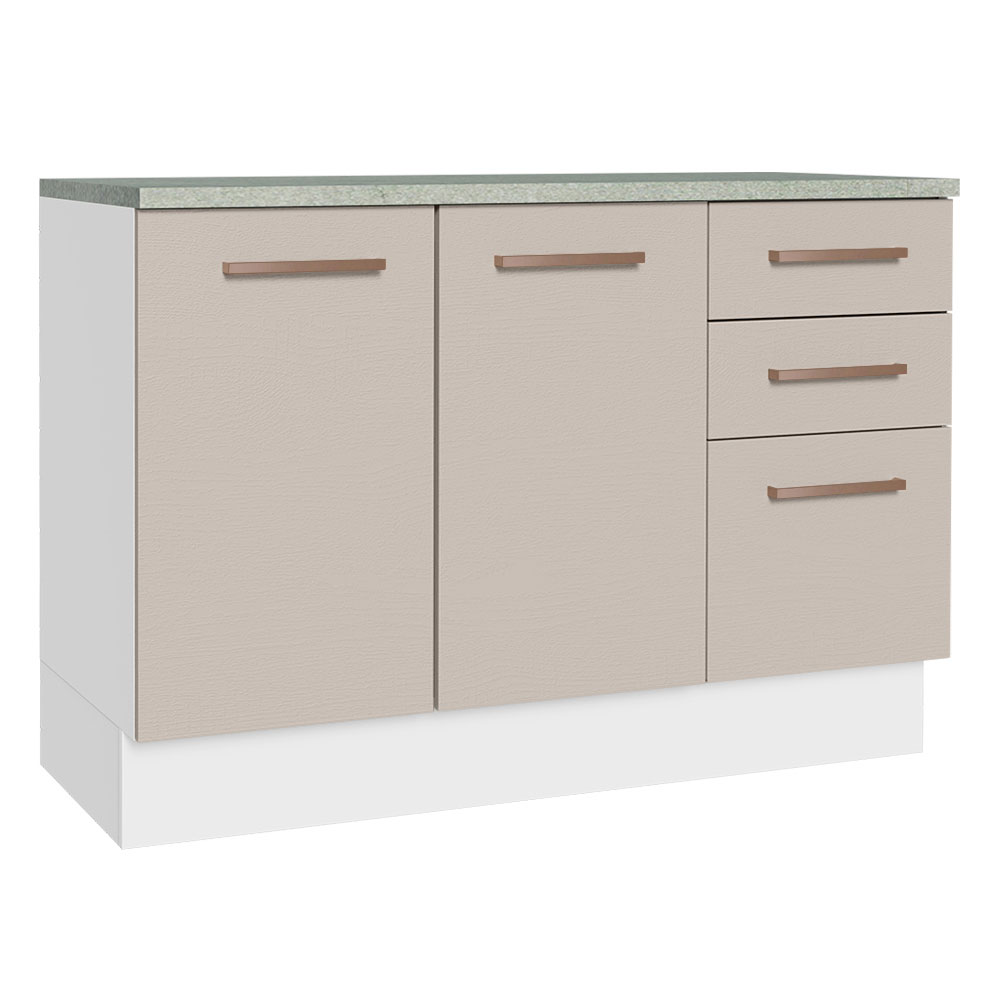 Gabinete para Fregadero Madesa Beige 2 Puertas