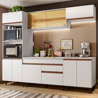 Foto 2 | Cocina Integral Madesa GRRM26000209 Blanca de 260 Cm
