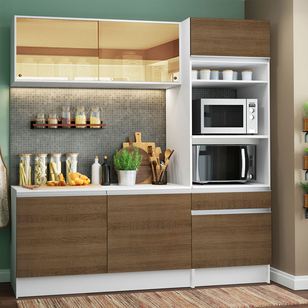 Foto 2 pulgar | Cocina Compacta Diamante Pop Madesa con Armario Caliente y Mueble Superior
