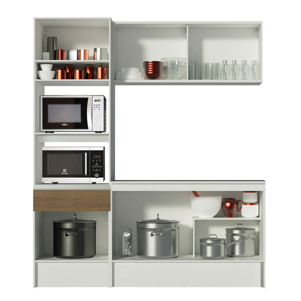 Foto 6 pulgar | Cocina Compacta Diamante Pop Madesa con Armario Caliente y Mueble Superior