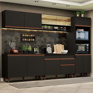 Foto 2 | Cocina Integral Madesa GRRM3100028N Negra de 310 Cm