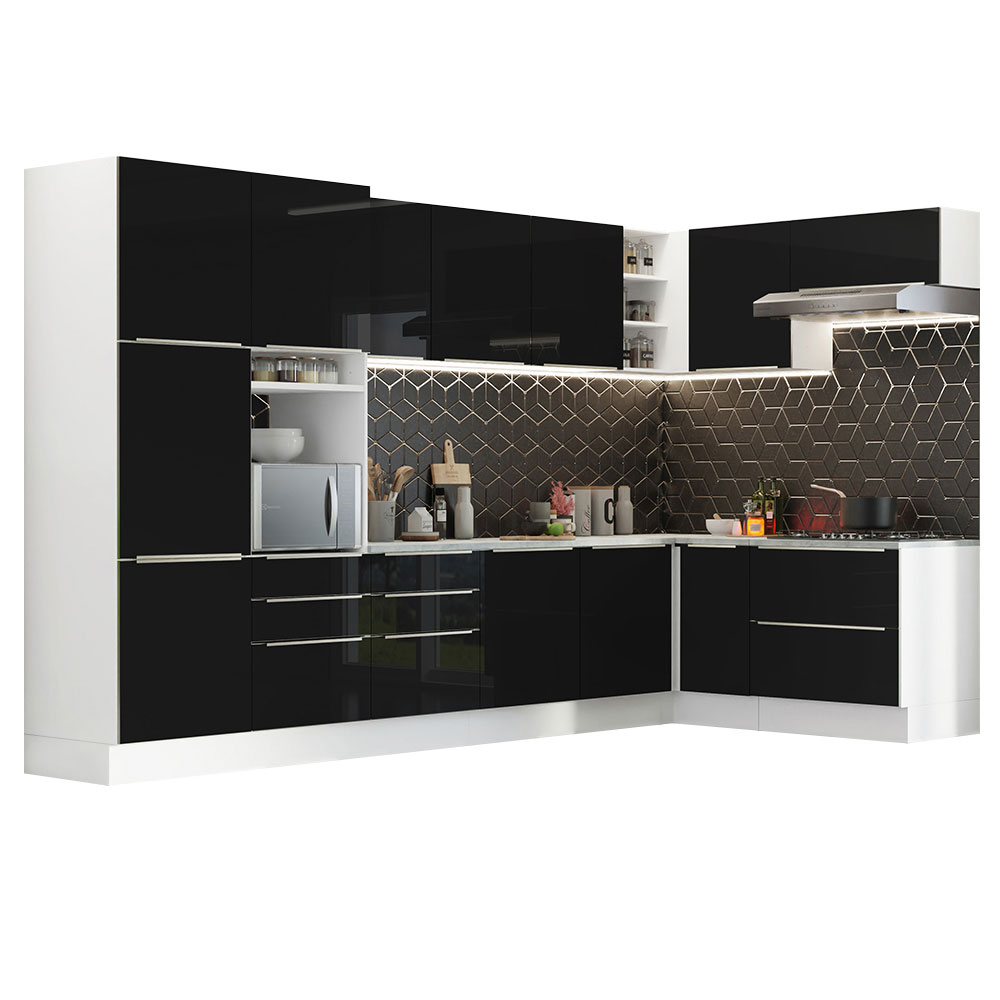 Foto 1 | Cocina Integral Madesa GCLX54600573 Negra 546 Cm