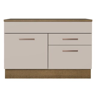 Foto 3 | Gabinete para Fregadero Madesa Beige con 2 Cajones