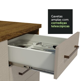 Foto 8 | Gabinete para Fregadero Madesa Beige con 2 Cajones