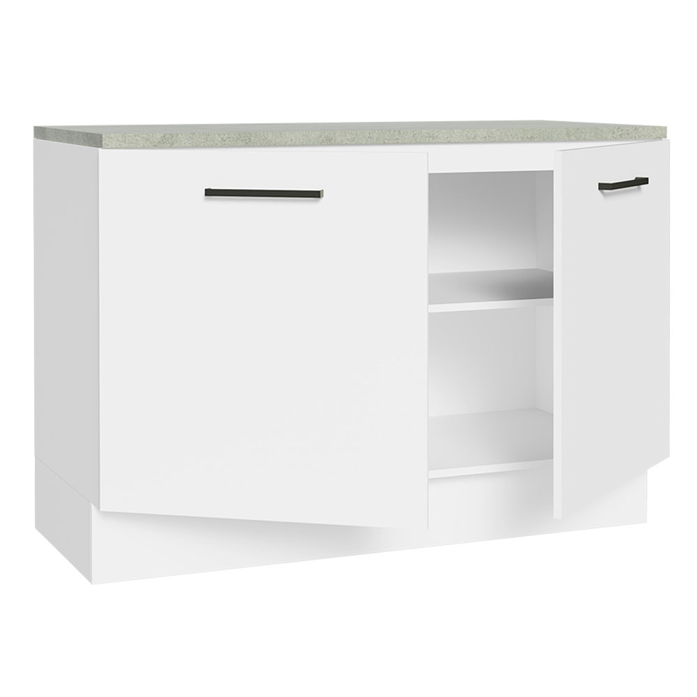 Foto 5 pulgar | Gabinete de Fregadero Cocina Integral Madesa Agata Blanco 2 Puertas con Encimera