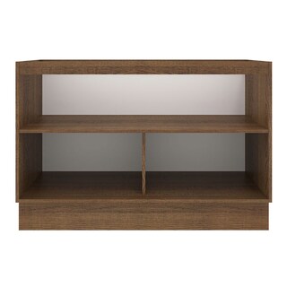 Foto 7 | Gabinete Inferior de Cocina para Fregadero Madesa Agata Rústico y Blanco 2 Puertas con Cubierta 120 x 60 cm