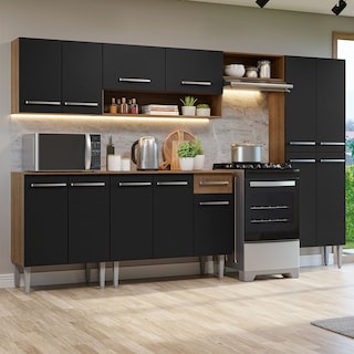 Foto 1 | Gabinete de Cocina Integral Completa Madesa Emilly Rp 10 de 293 cm