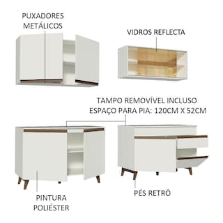 Foto 4 | Cocina Integral Madesa Reims 240 cm - Con Encimera 01