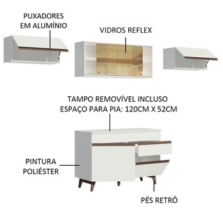 Foto 4 | Cocina Integral Madesa Reims 260 cm - Con Encimera 03