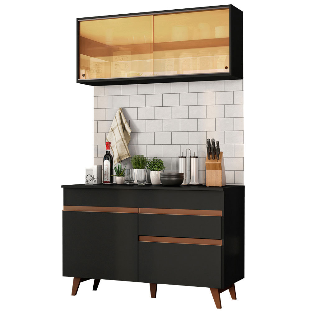 Foto 2 pulgar | Cocina Integral Compacta Madesa Reims 120 cm - Diseño moderno y elegante