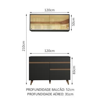 Foto 3 | Cocina Integral Compacta Madesa Reims 120 cm - Diseño moderno y elegante