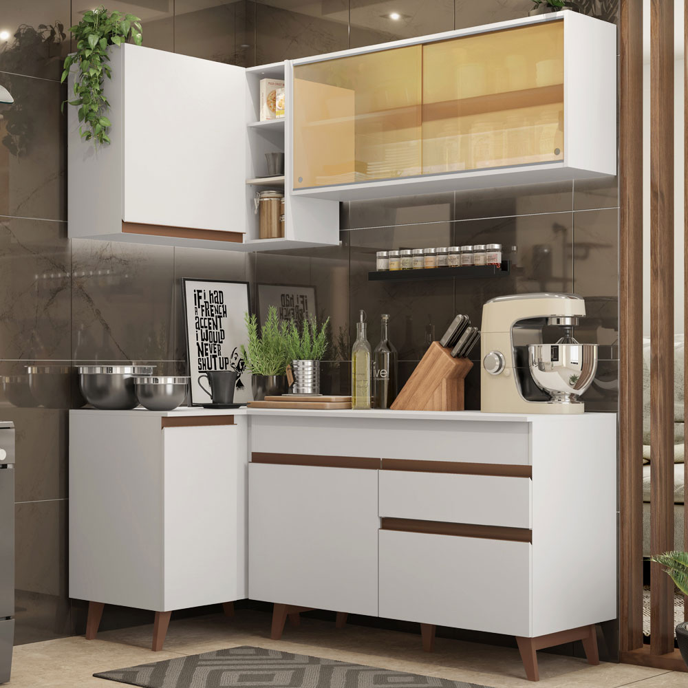 Foto 2 pulgar | Gabinete de Cocina Integral Completa Madesa Reims  262 cm