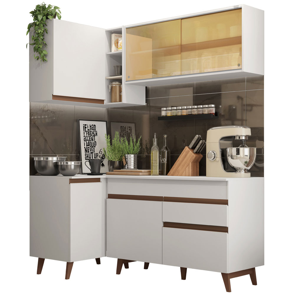 Foto 3 pulgar | Gabinete de Cocina Integral Completa Madesa Reims  262 cm