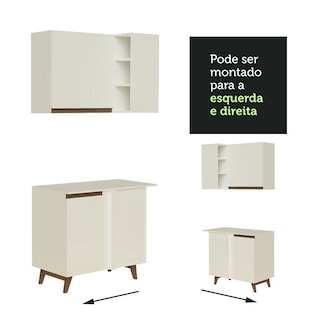 Foto 4 | Gabinete de Cocina Integral Completa Madesa Reims 262 cm