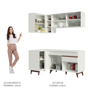 Foto 5 | Gabinete de Cocina Integral Completa Madesa Reims 262 cm