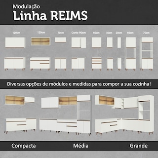 Foto 6 | Gabinete de Cocina Integral Completa Madesa Reims 262 cm