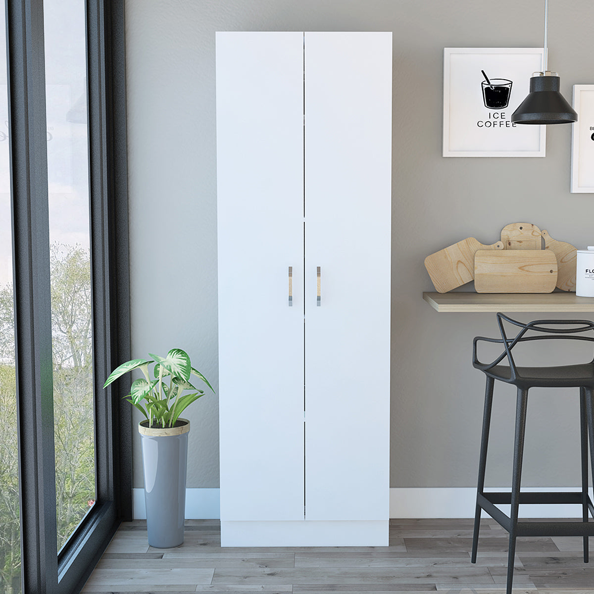 Mueble Alacena Sofia, Color Blanco, Con 2 Puertas