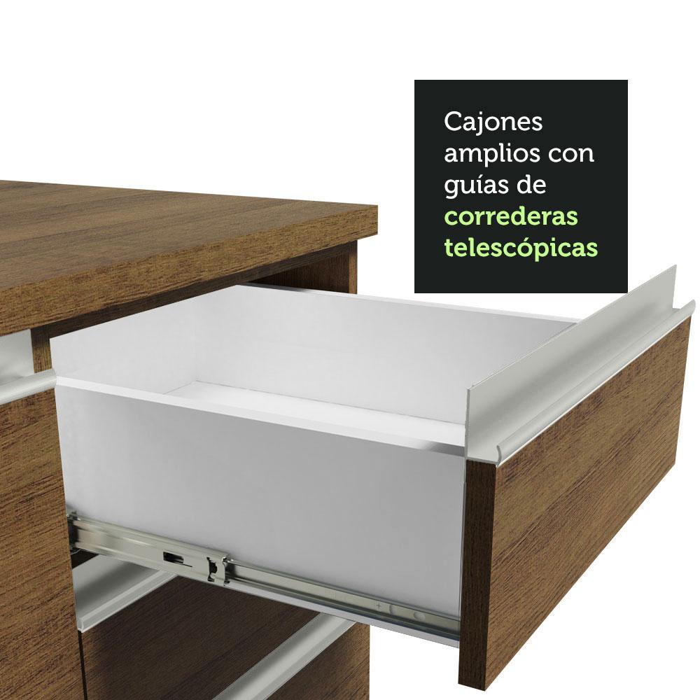 Foto 8 | Mueble de Cocina 200cm con Tarja Glamy Marrón