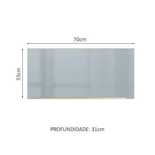 Foto 2 | Alacena Gabinete Superior Cocina Madesa Lux 1 Puerta 70cm Mg