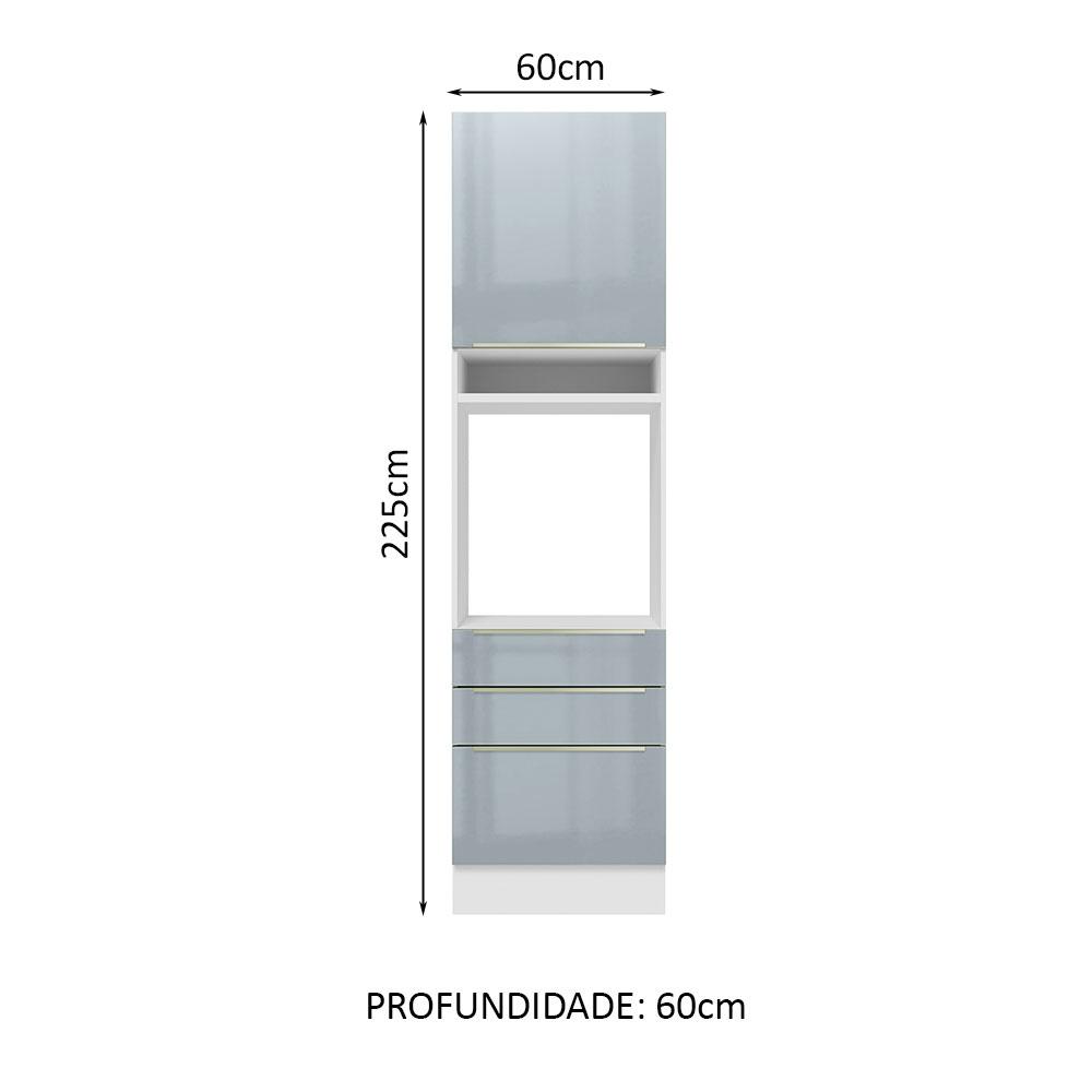 Foto 3 pulgar | Mueble De Cocina Para Horno Madesa Lux 60cm Bg