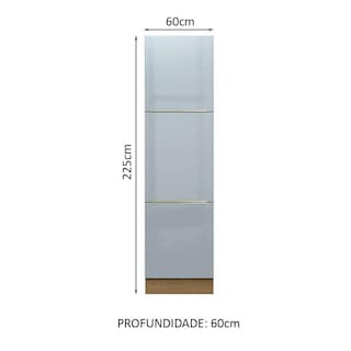 Foto 2 | Alacena Armario Despensero Madesa Lux 60cm Mg