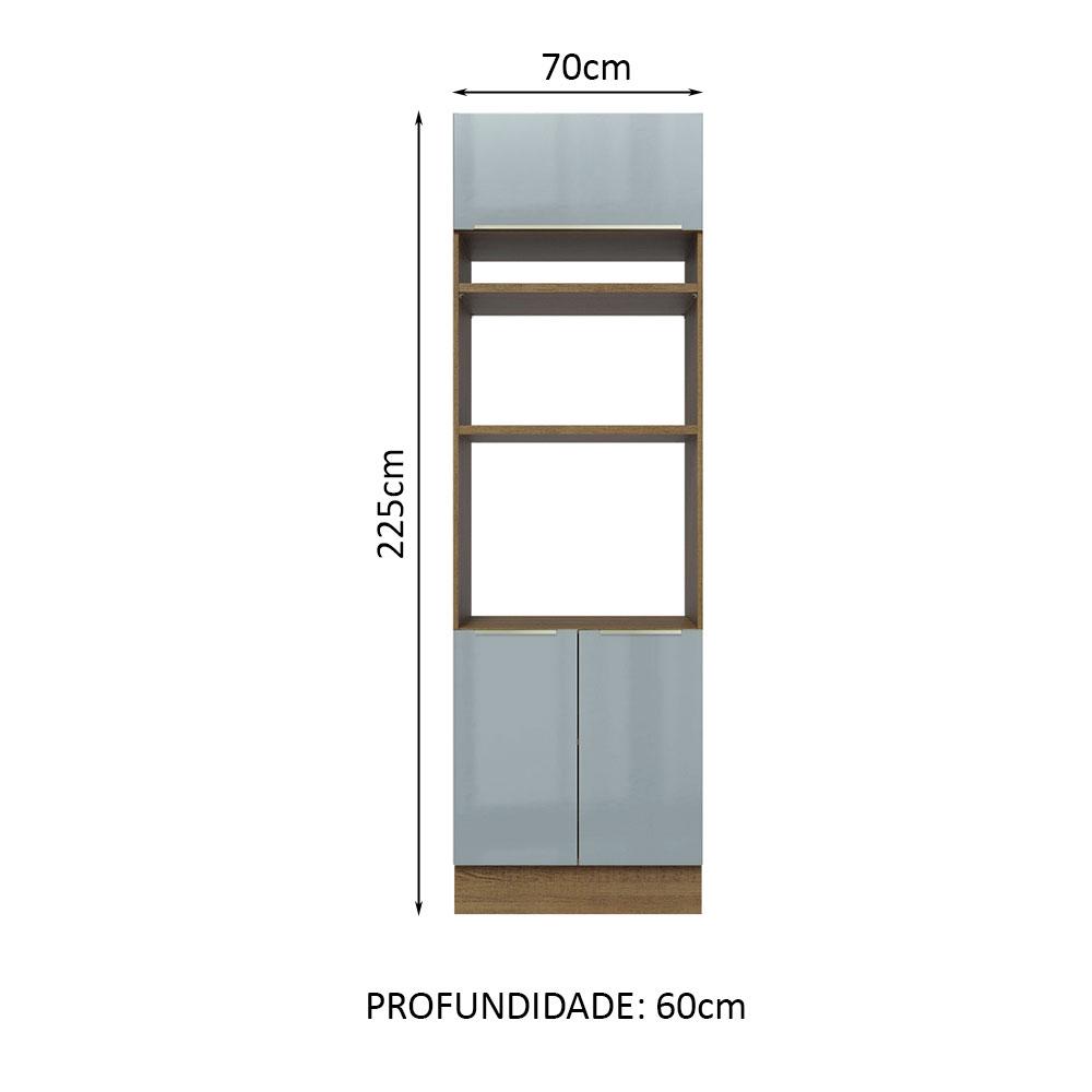 Foto 2 | Alacena De Cocina Para Horno Madesa Lux 70cm Mg