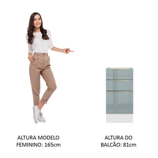 Foto 4 | Gabinete Bajo Cocina Madesa Lux Sin Encimera Bg