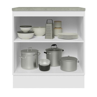 Foto 4 | Gabinete Bajo Cocina Madesa Lux 70cm Con Encimera Bg