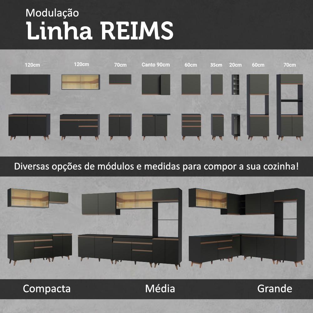 Foto 9 pulgar | Alacena Gabinete Superior Cocina Madesa Reims 120cm Nn