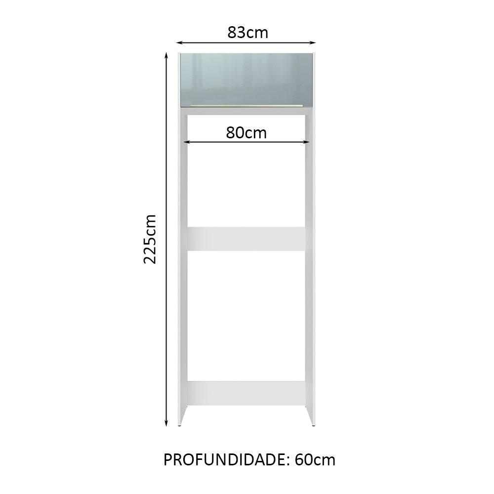 Foto 3 pulgar | Mueble Cocina Puerta-refrigerador Madesa Lux Bg