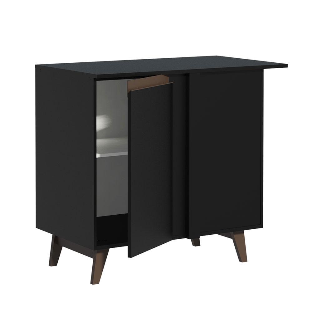 Foto 5 pulgar | Gabinete Bajo De Esquina Cocina Madesa Reims 90cm Nn