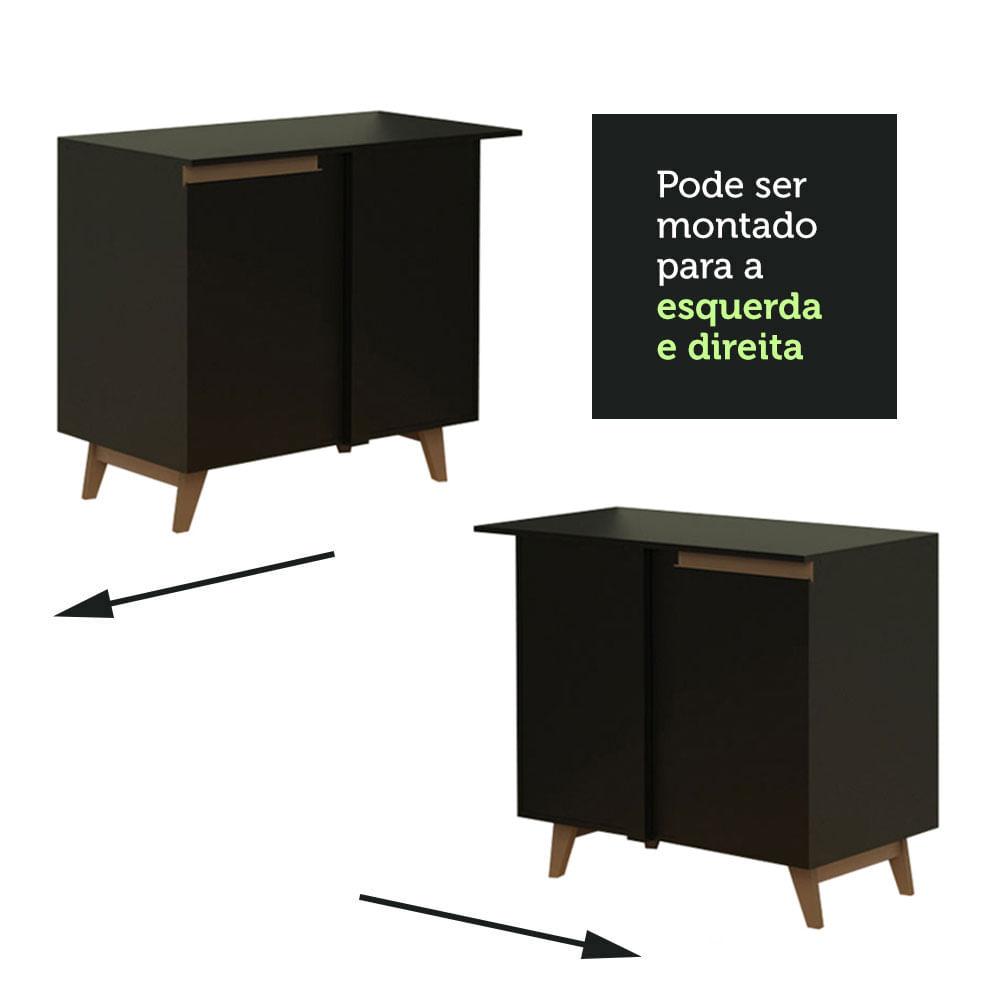 Foto 8 pulgar | Gabinete Bajo De Esquina Cocina Madesa Reims 90cm Nn