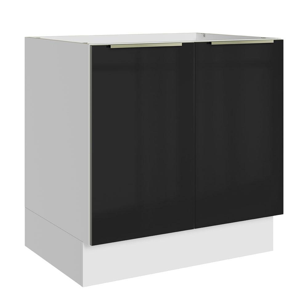 Gabinete Bajo Cocina Madesa Lux 80cm Sin Encimera Bn