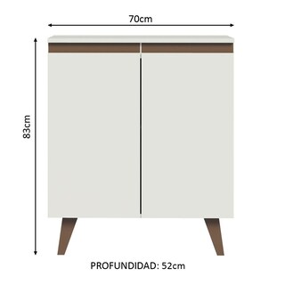 Foto 2 | Gabinete Bajo Cocina Madesa Reims 70cm Bb