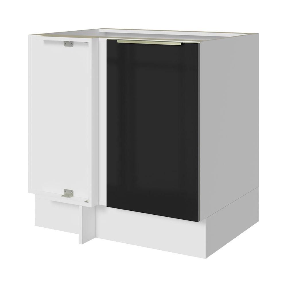 Gabinete Bajo Esquina Cocina Madesa Lux 80cm Sin Encimera Bn